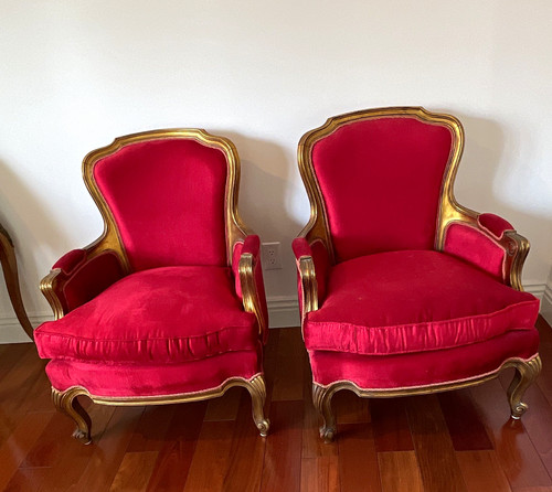 Set red upholstered - 2,