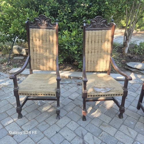 Set antique style carved - set,